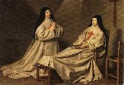 Philippe de Champaigne Mother Catherine Agnes and Sister Catherine Sainte-Suzanne France oil painting artist